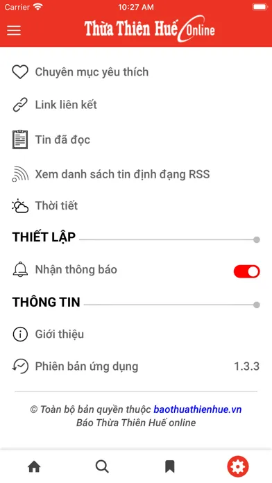 Bao Thua Thien Hue スクリーンショット