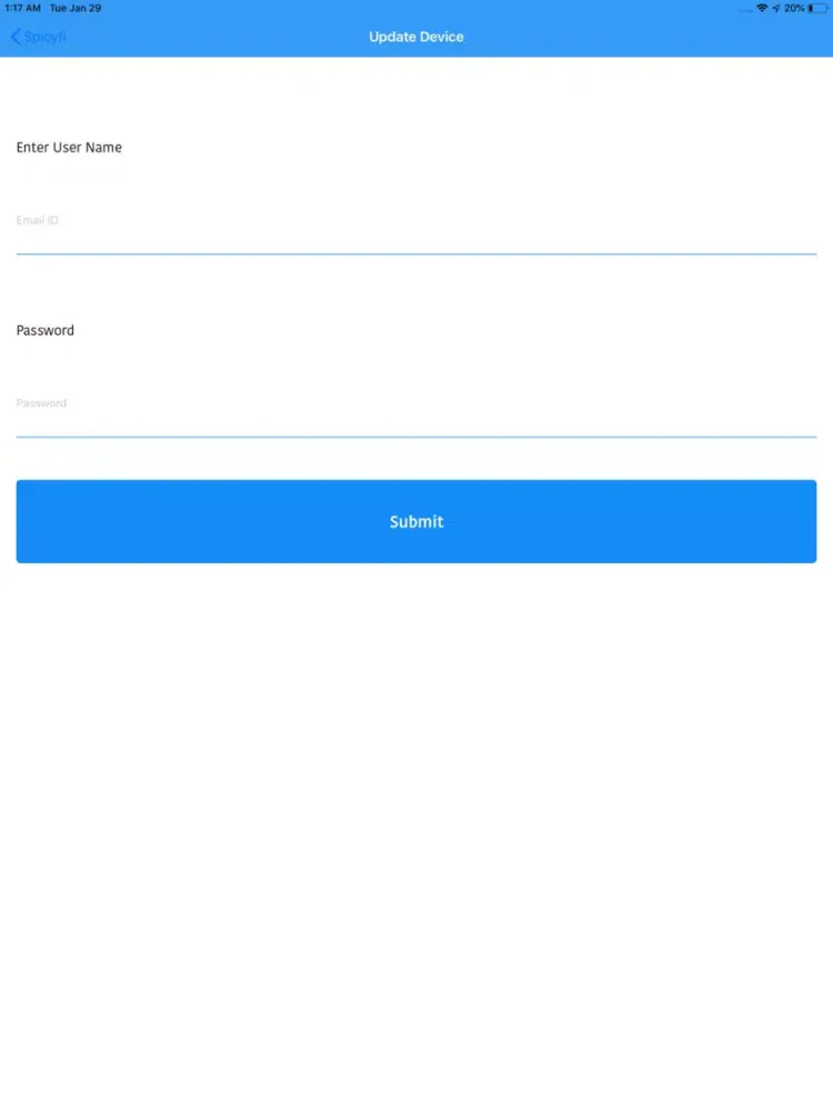 Spicyfi iPad 應用截圖