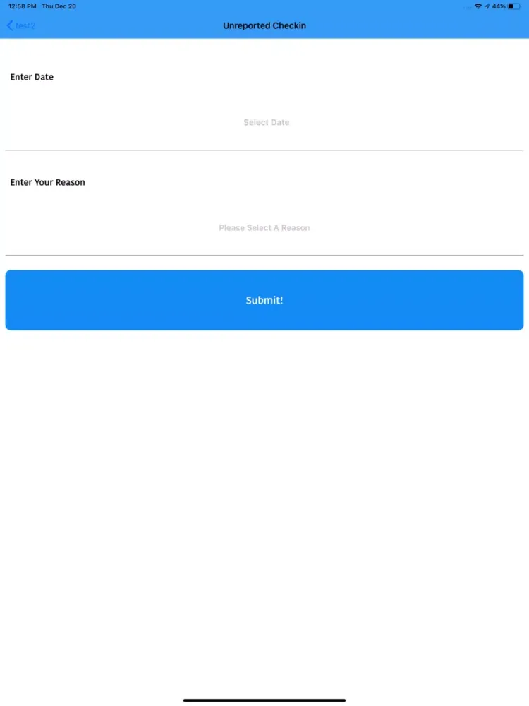 ภาพหน้าจอของ vDoIT AMS iPad 