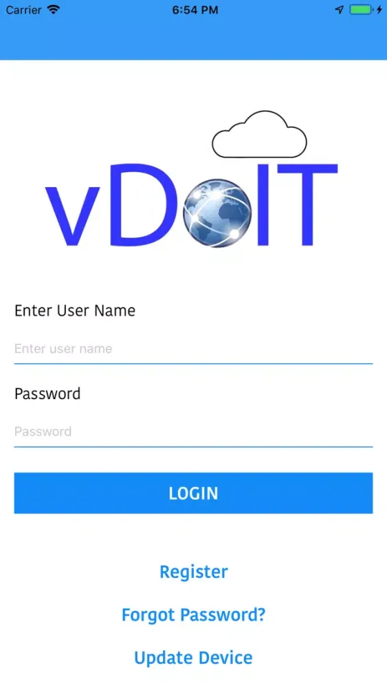 ภาพหน้าจอของ vDoIT AMS