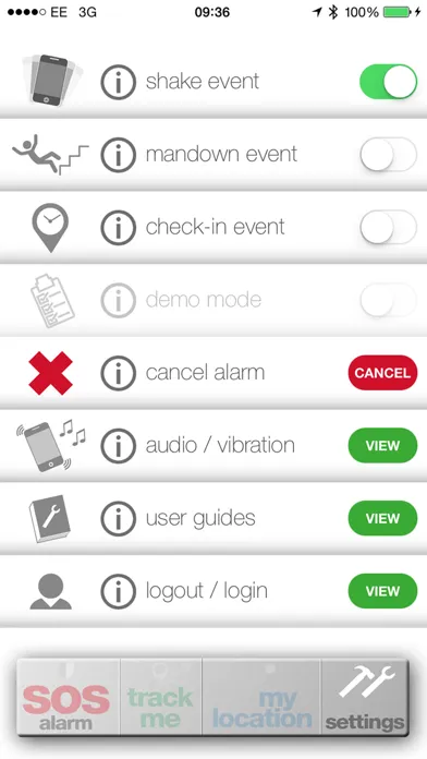 WebEyeSOS Screenshots