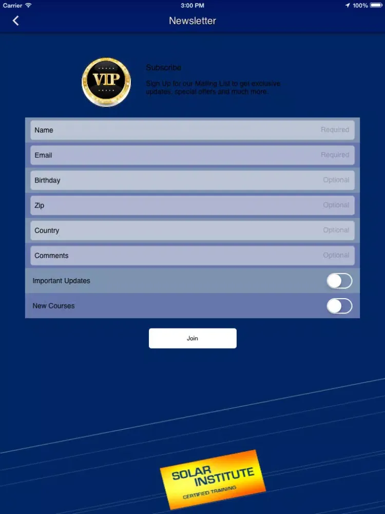 تصاویر The Solar Institute of Nevada iPad 