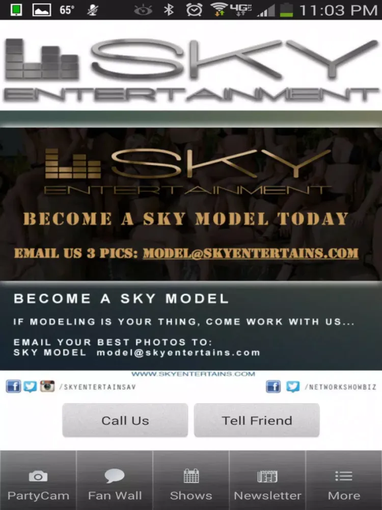 Sky Entertainment iPad  স্ক্রিনশট