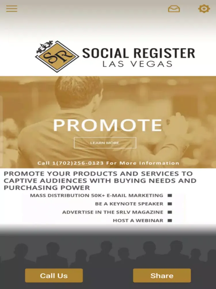 Social Register Las Vegas iPad 应用截图