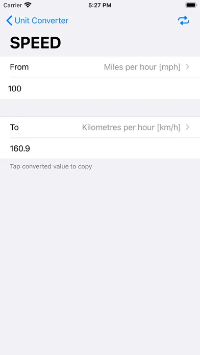 Zrzuty ekranu All Units Converter Pro