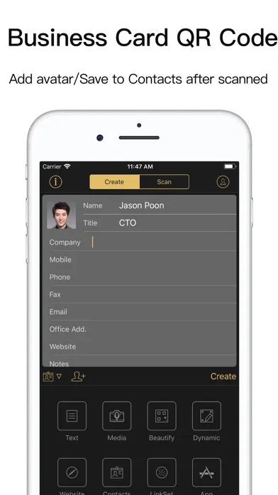 Captures d'écran de QR Code Studio-QR Code Reader