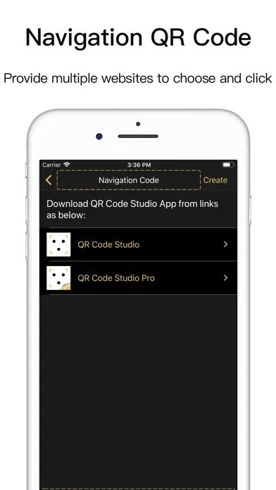 Captures d'écran de QR Code Studio-QR Code Reader