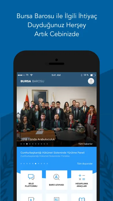 ภาพหน้าจอของ Bursa Barosu
