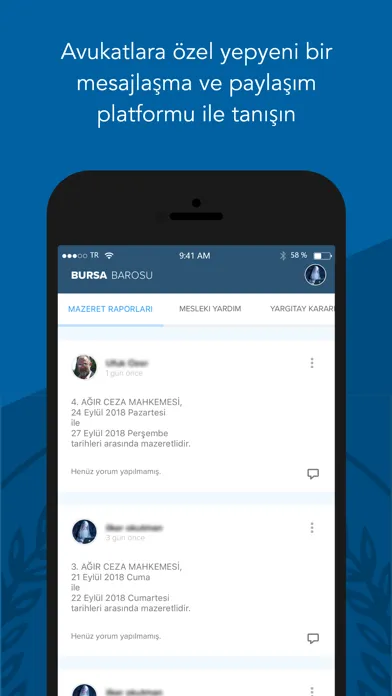 ภาพหน้าจอของ Bursa Barosu
