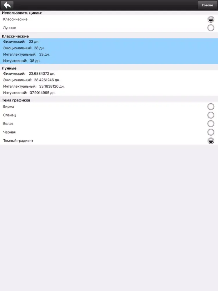 Zrzuty ekranu BioRhythMix iPad 