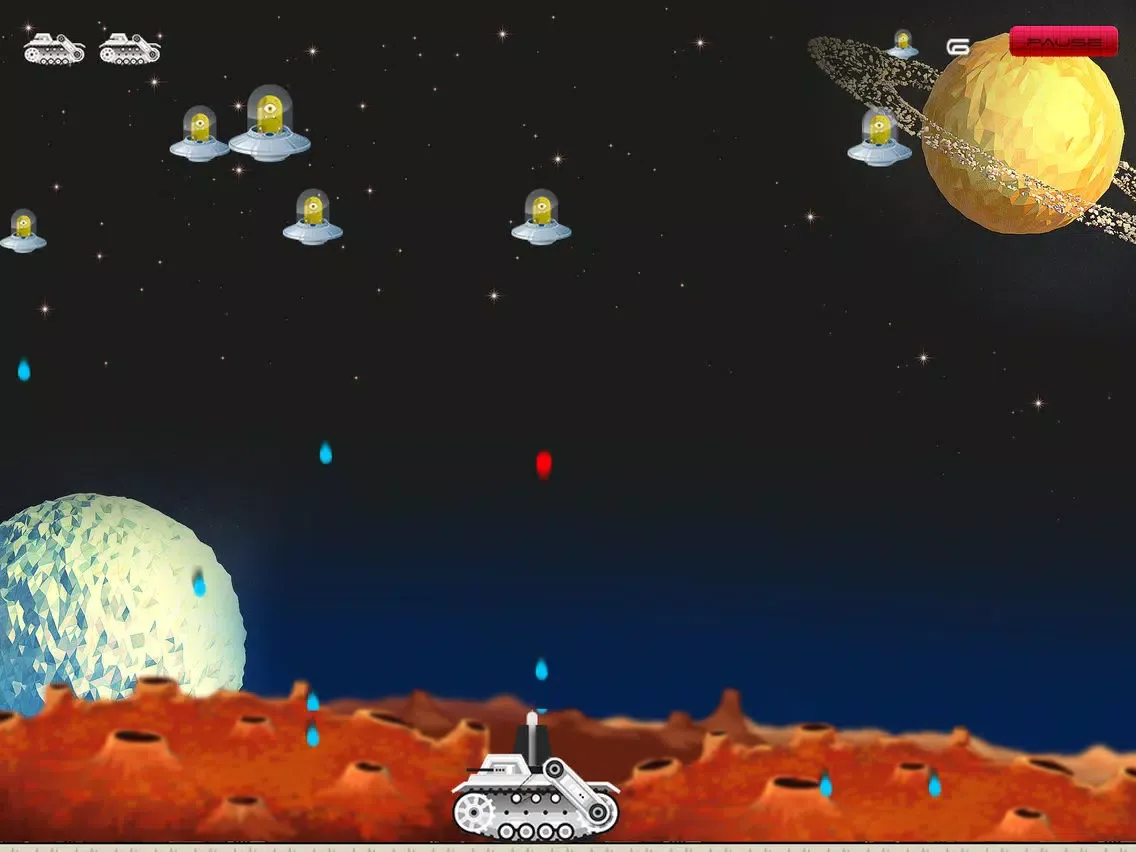 Capturas de tela do Invaders in Space - Fighting Aliens Arcade iPad 