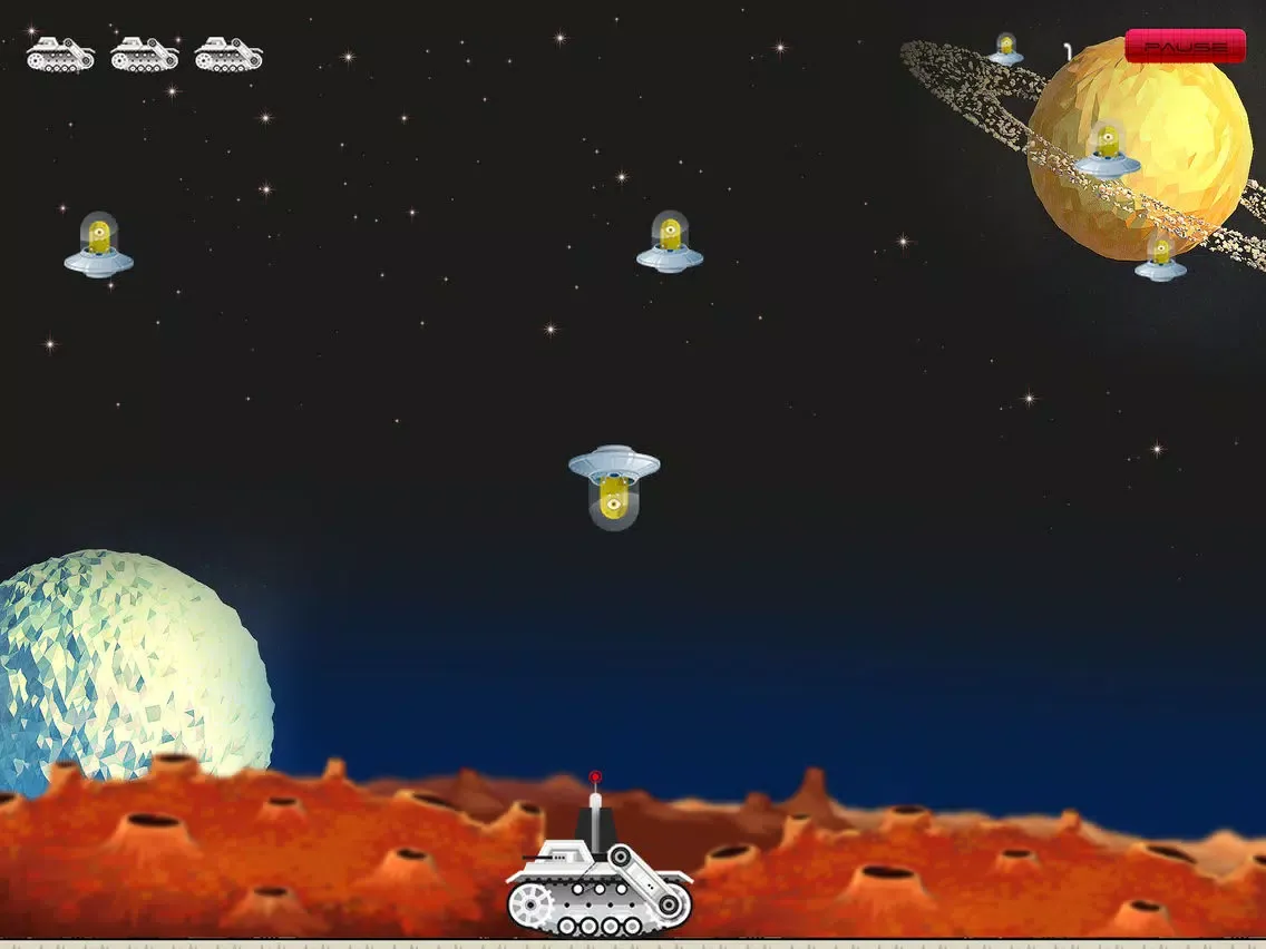 Capturas de tela do Invaders in Space - Fighting Aliens Arcade iPad 