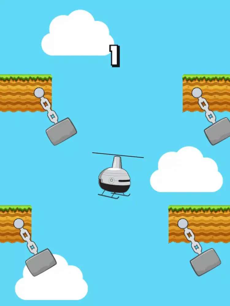 Captures d'écran de Robot Copter - Swing your Chopper Through the Hammers! iPad 