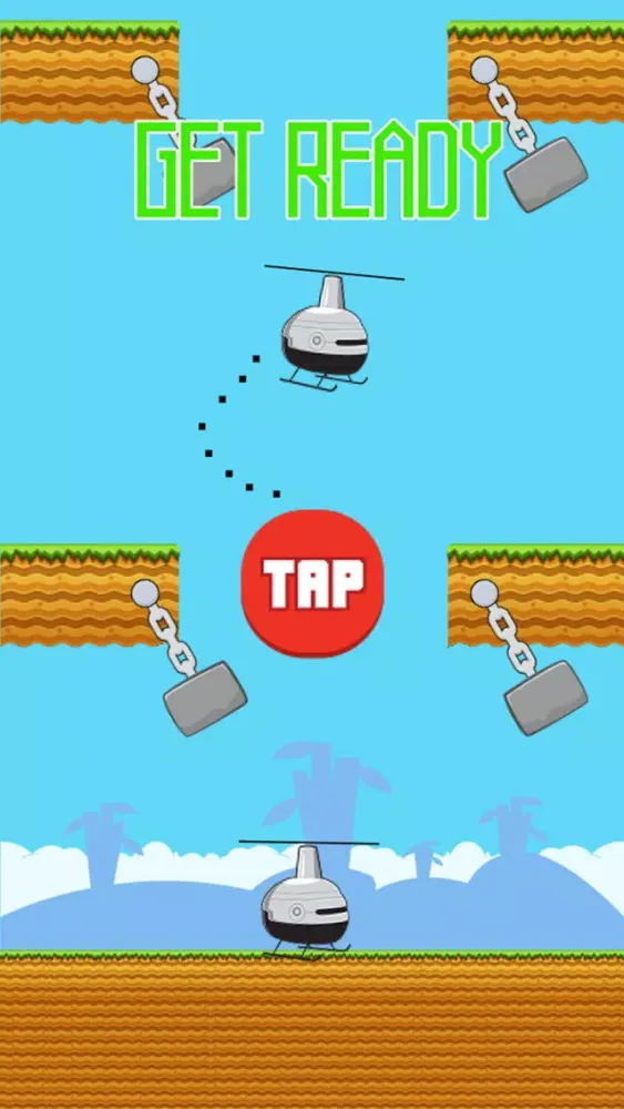Captures d'écran de Robot Copter - Swing your Chopper Through the Hammers!