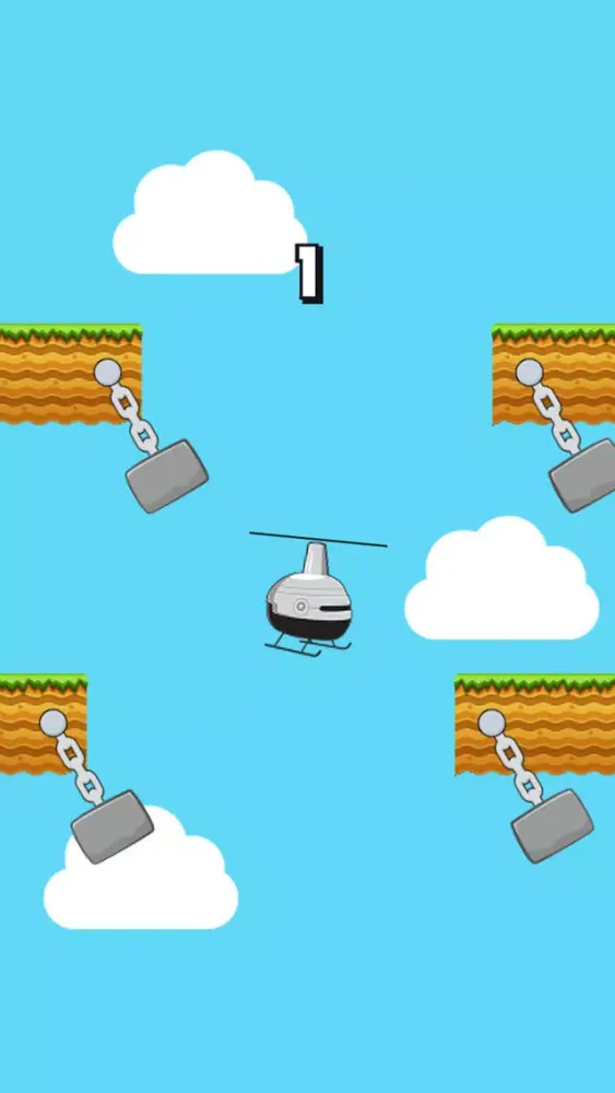 Captures d'écran de Robot Copter - Swing your Chopper Through the Hammers!