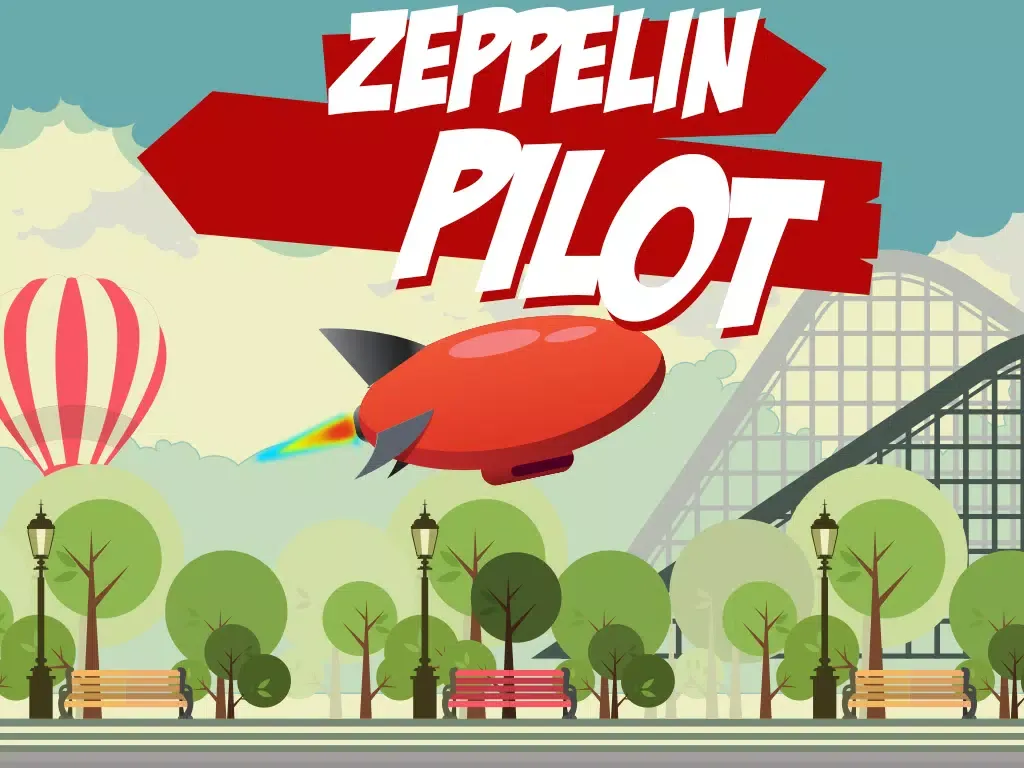 Zeppelin Pilot - Fly and Collect the Coins iPad  Ekran Görüntüleri
