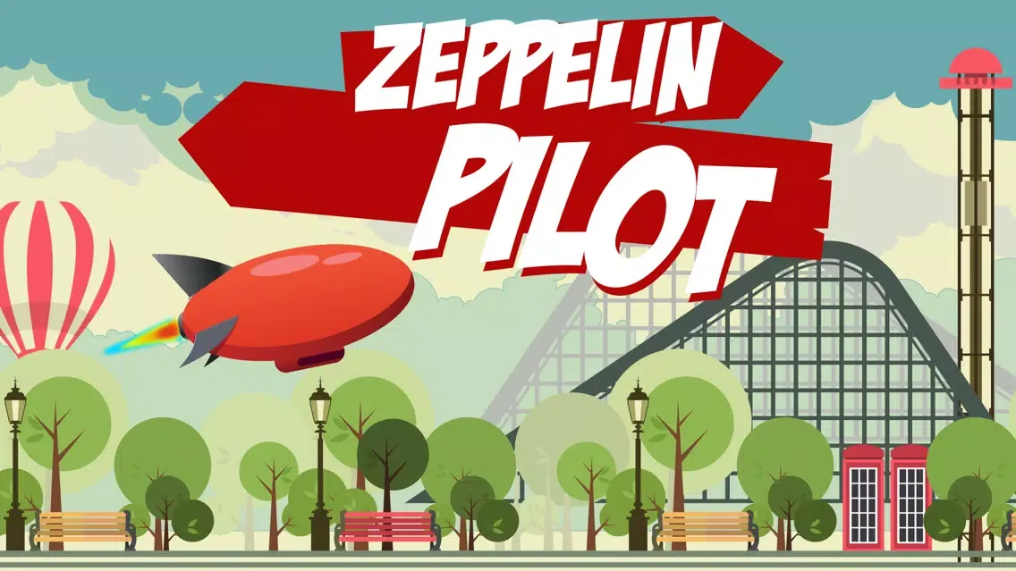 Zeppelin Pilot - Fly and Collect the Coins Ekran Görüntüleri