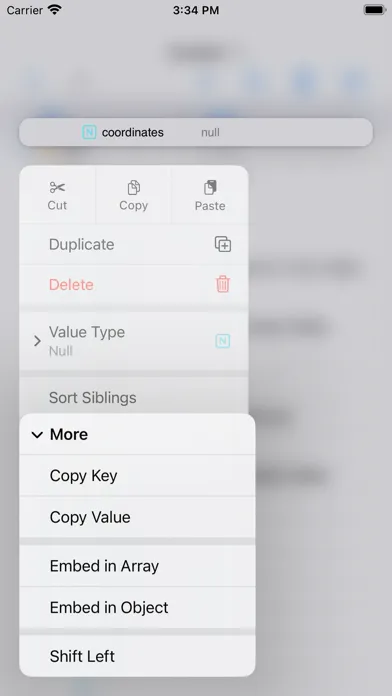 JSON Editor Mobile স্ক্রিনশট
