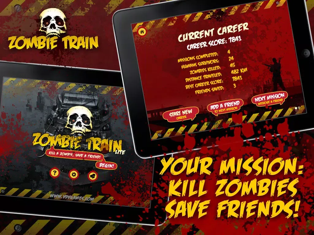 Zombie Train Lite iPad  سکرین شاٹس