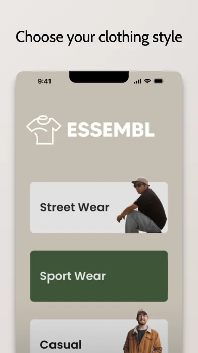 Capturas de pantalla de Essembl : AI Styling Assistant