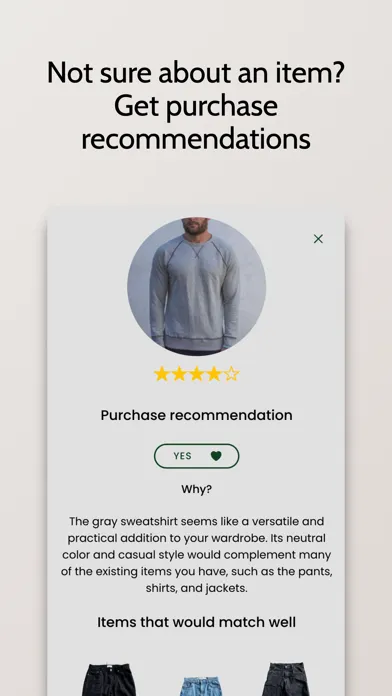 Capturas de pantalla de Essembl : AI Styling Assistant