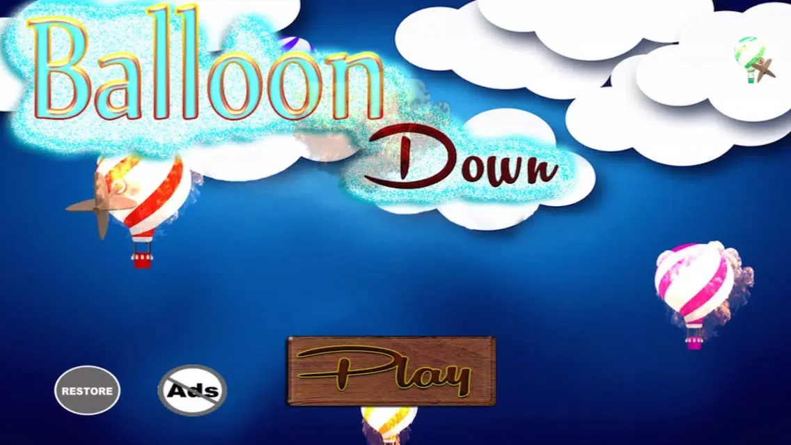 Tangkapan skrin Balloon Down - Hit Balloons With Darts