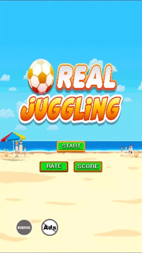 ภาพหน้าจอของ Real Juggling : Super Football Game