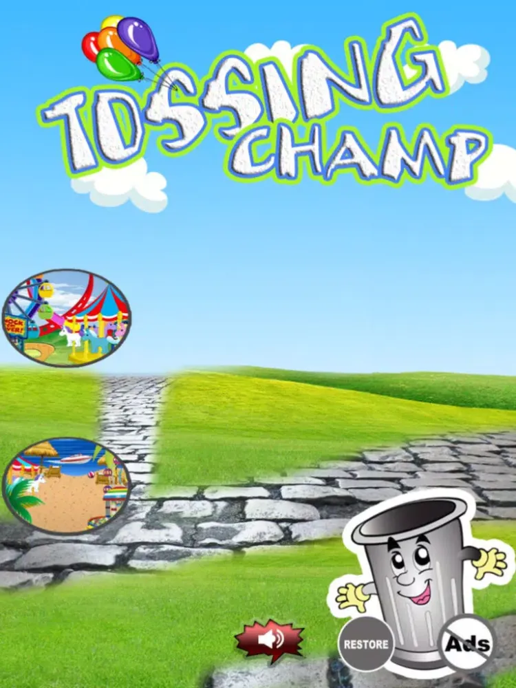 Ảnh chụp màn hình của Tossing Champ - Toss Objects into the Garbage Can iPad 