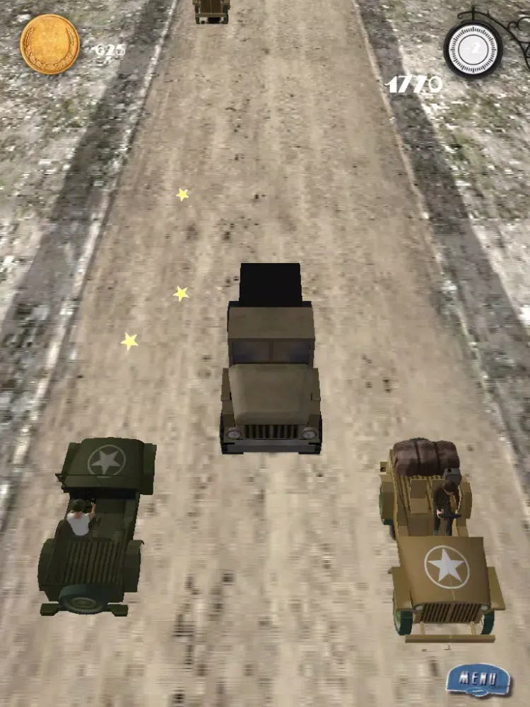 War Race - Army Jeeps, Trucks and Hummers On The Run iPad  Screenshots