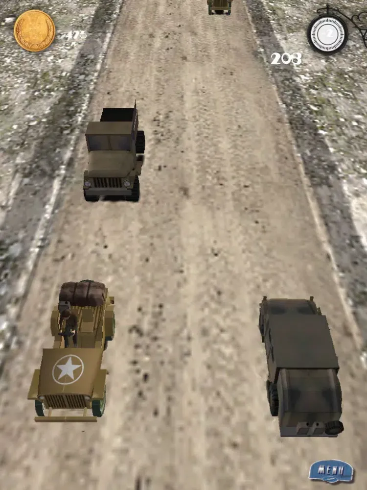 War Race - Army Jeeps, Trucks and Hummers On The Run iPad  Screenshots