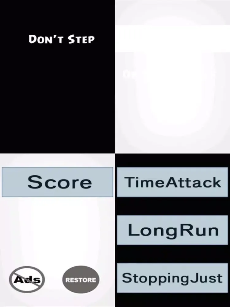 Don't Step The White Tile - New Sensation on iPhone and iPad iPad  Screenshots