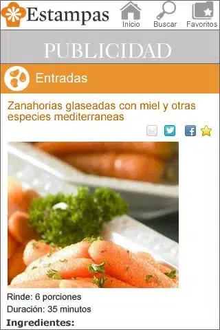 Recipe Estampas Ekran Görüntüleri