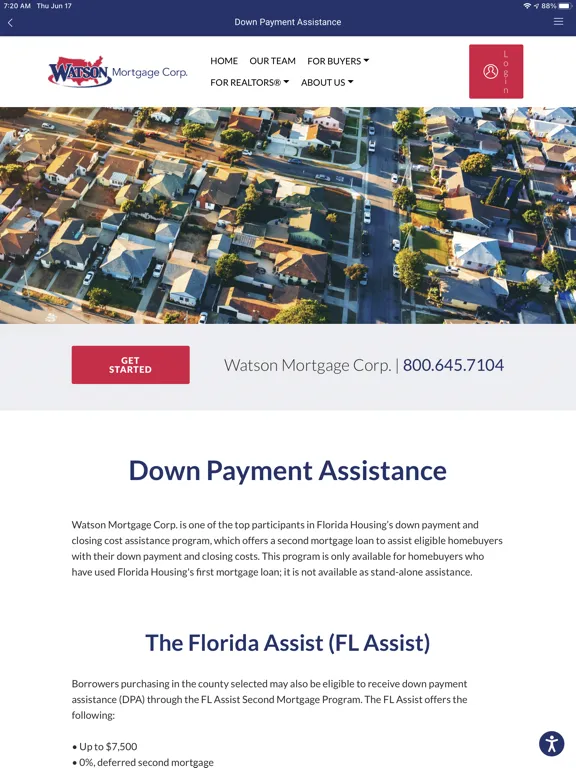 Watson Mortgage Corp. iPad 應用截圖