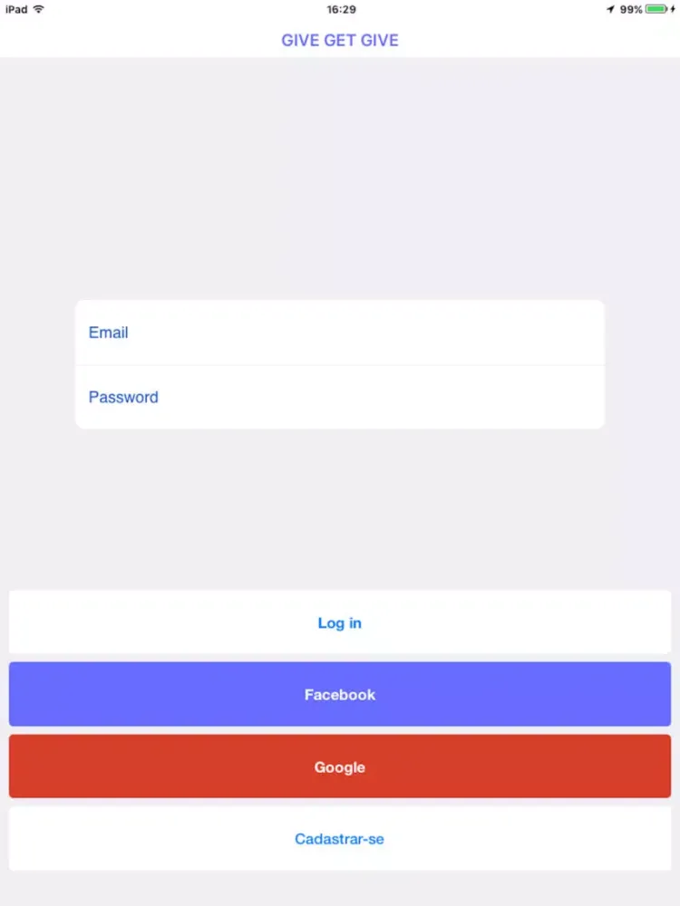 Give Get Give iPad  Screenshots