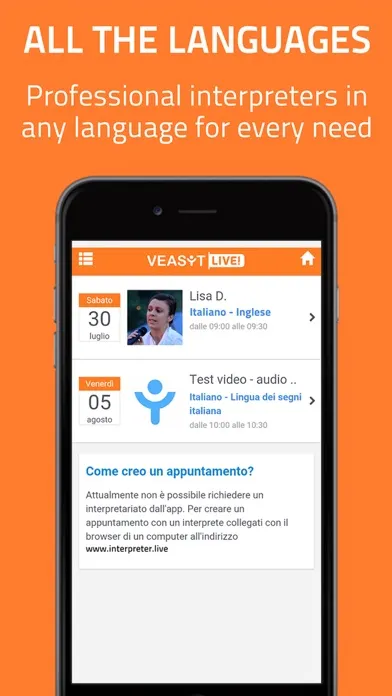 Capturas de pantalla de VEASYT Live! – Interpreter in a click
