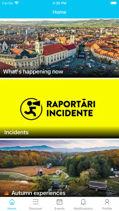 Ảnh chụp màn hình của Sibiu City App