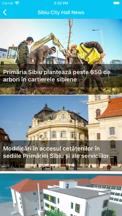 Ảnh chụp màn hình của Sibiu City App