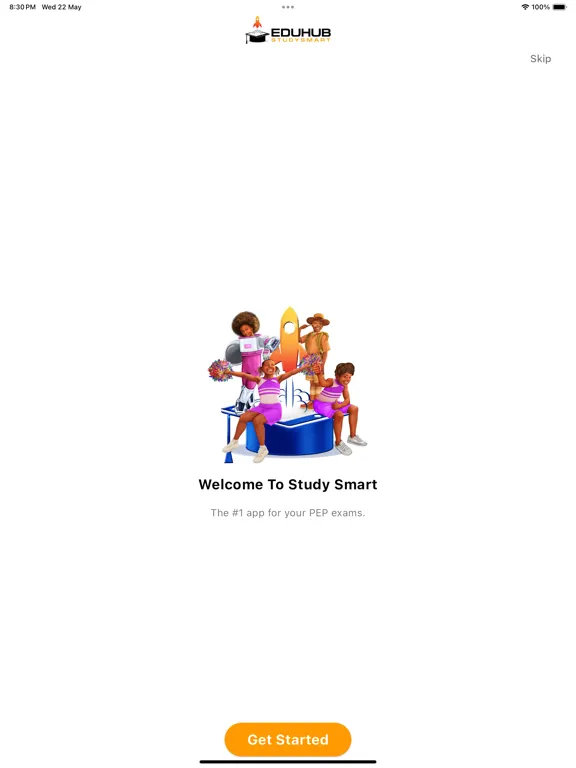 Ảnh chụp màn hình của EduHub studySmart iPad 