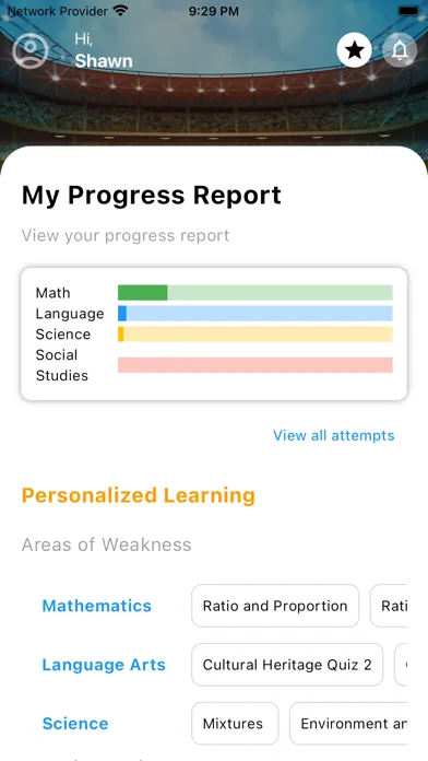 Ảnh chụp màn hình của EduHub studySmart