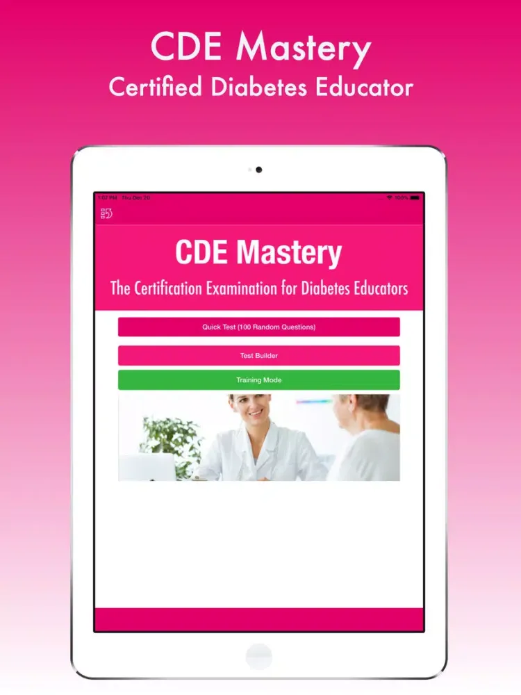 Capturas de tela do CDE Mastery Test Prep iPad 