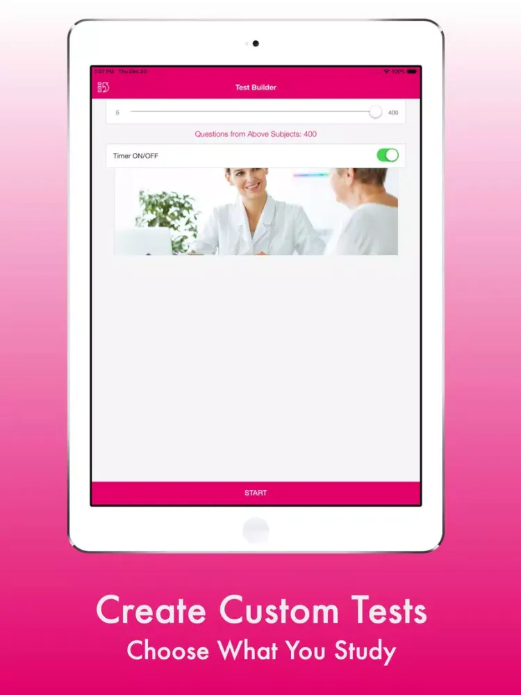 Capturas de tela do CDE Mastery Test Prep iPad 
