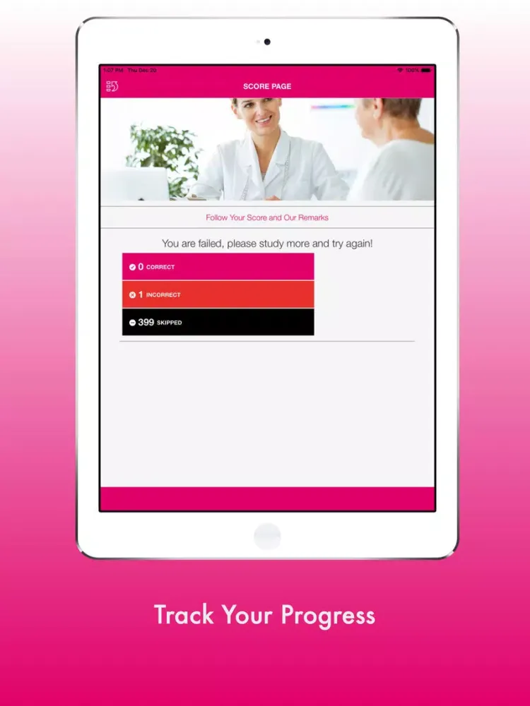 Capturas de tela do CDE Mastery Test Prep iPad 