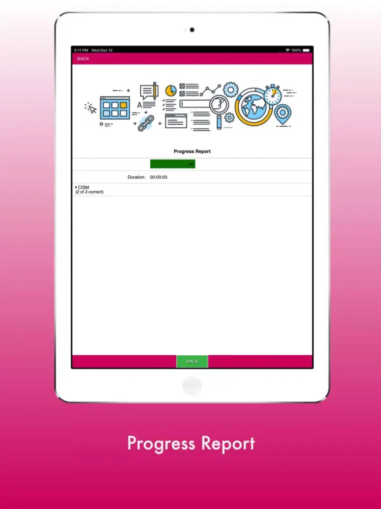 Zrzuty ekranu CISM Mastery Test Prep iPad 