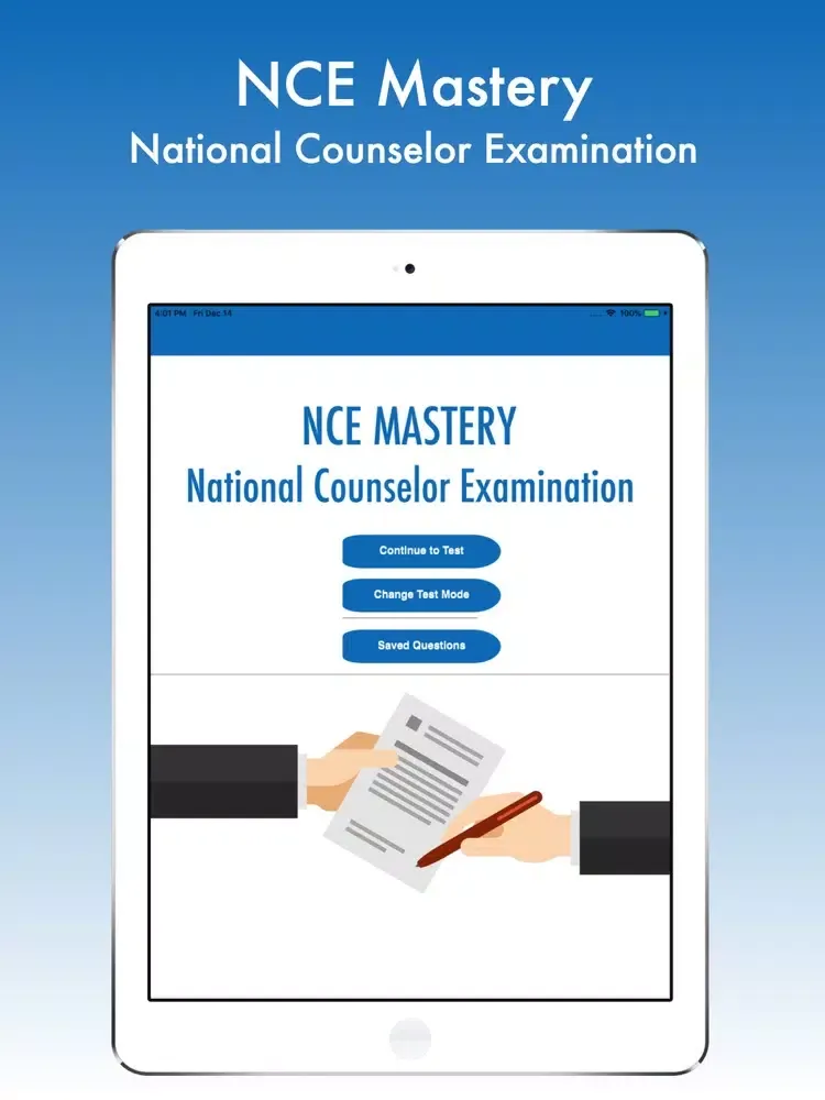 NCE Master, Practice Test iPad  スクリーンショット