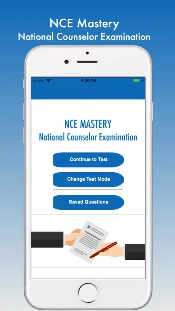NCE Master, Practice Test スクリーンショット