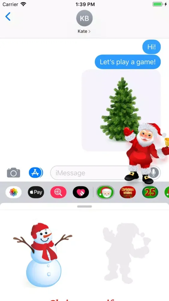 Capturas de tela do Create your Christmas Trees