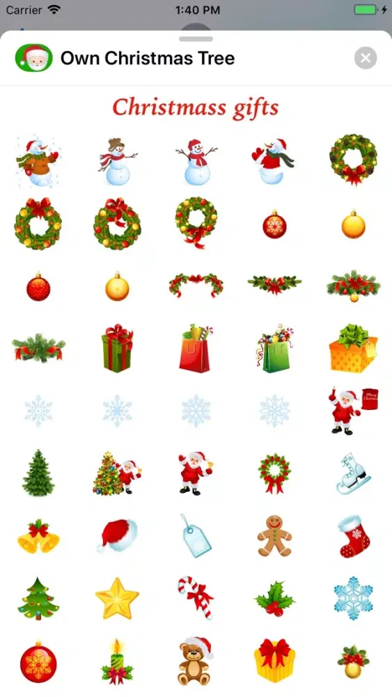 Capturas de tela do Create your Christmas Trees