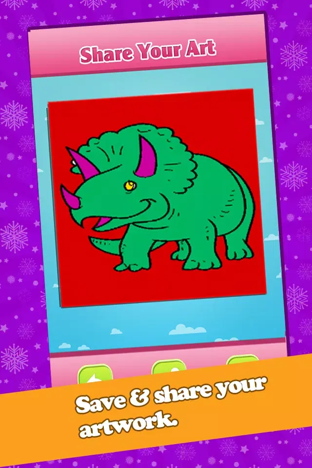 Kids Dino Coloring Book Pages Screenshots