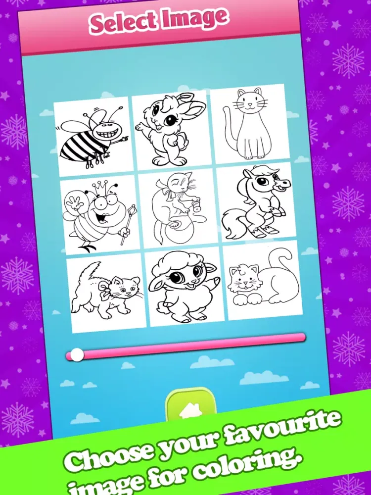 Animals Coloring Book-Free Fun Color Therapy Pages iPad 应用截图