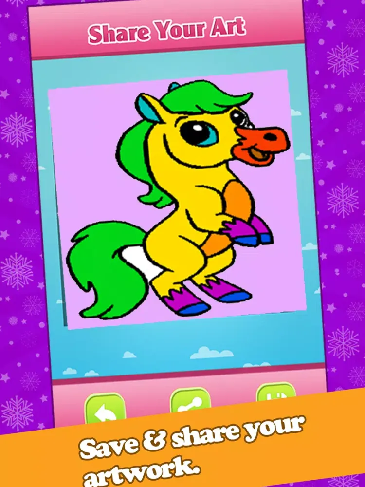 Animals Coloring Book-Free Fun Color Therapy Pages iPad 应用截图